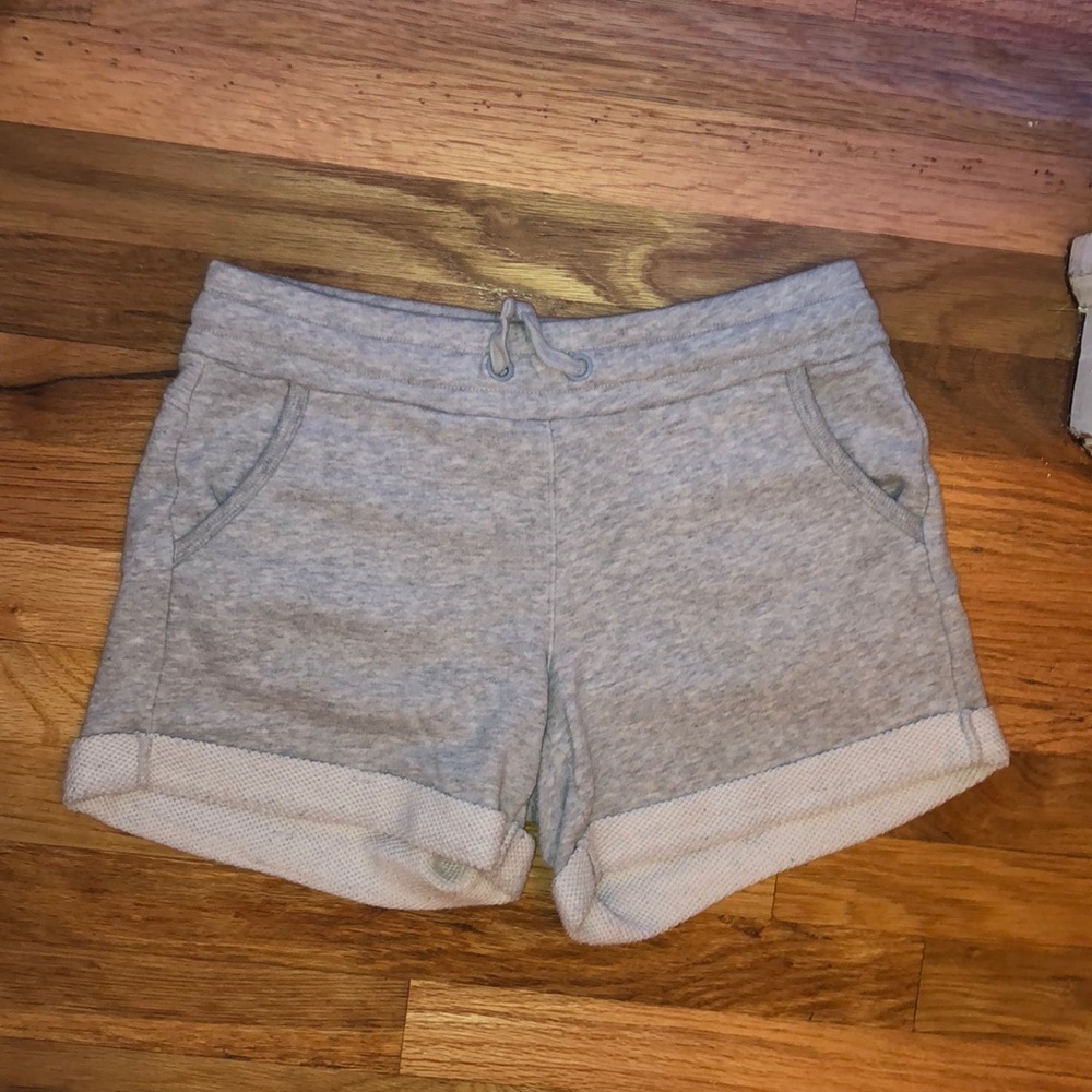 heather gray athleta shorts